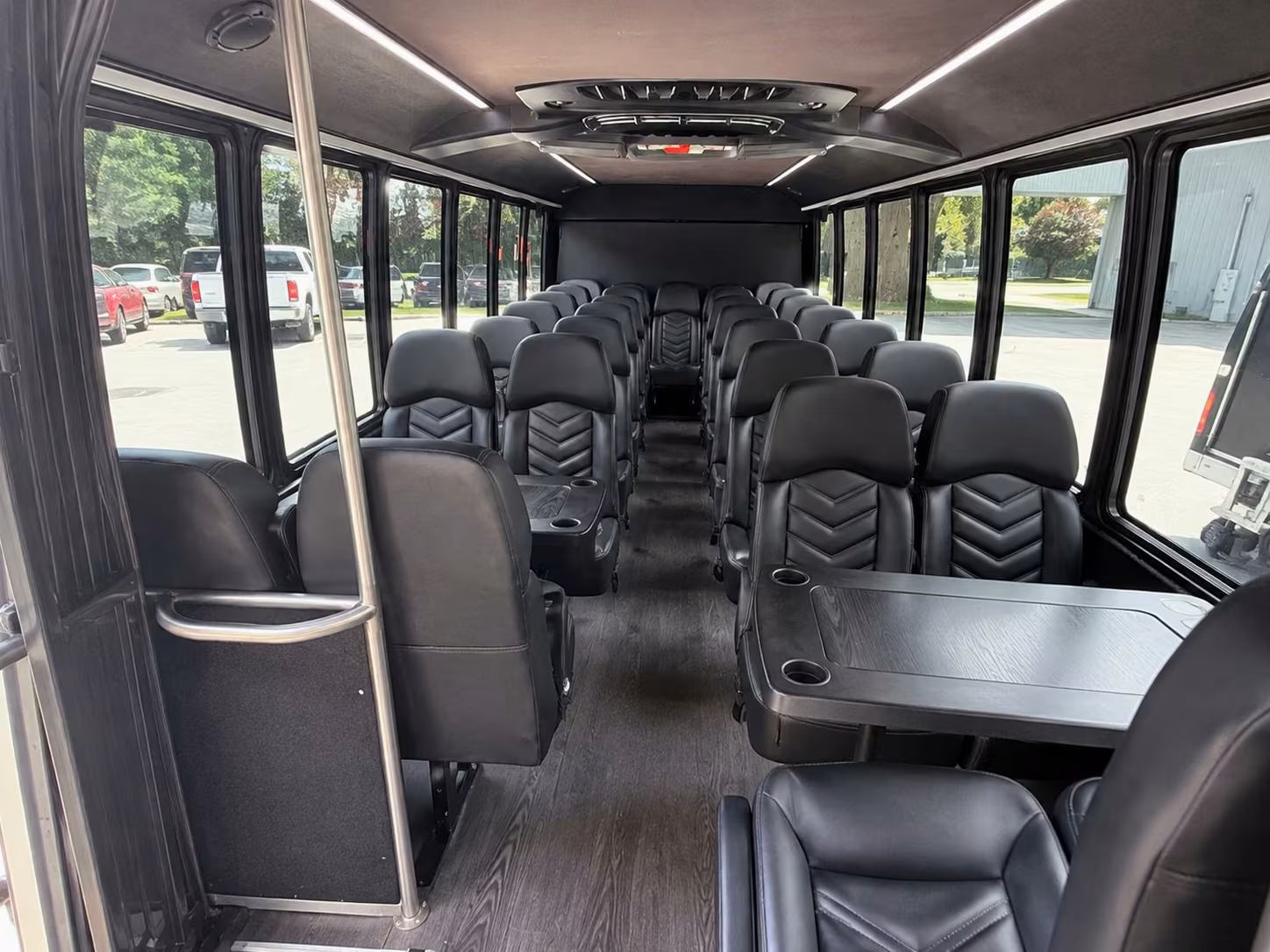 18 passenger minibus interior
