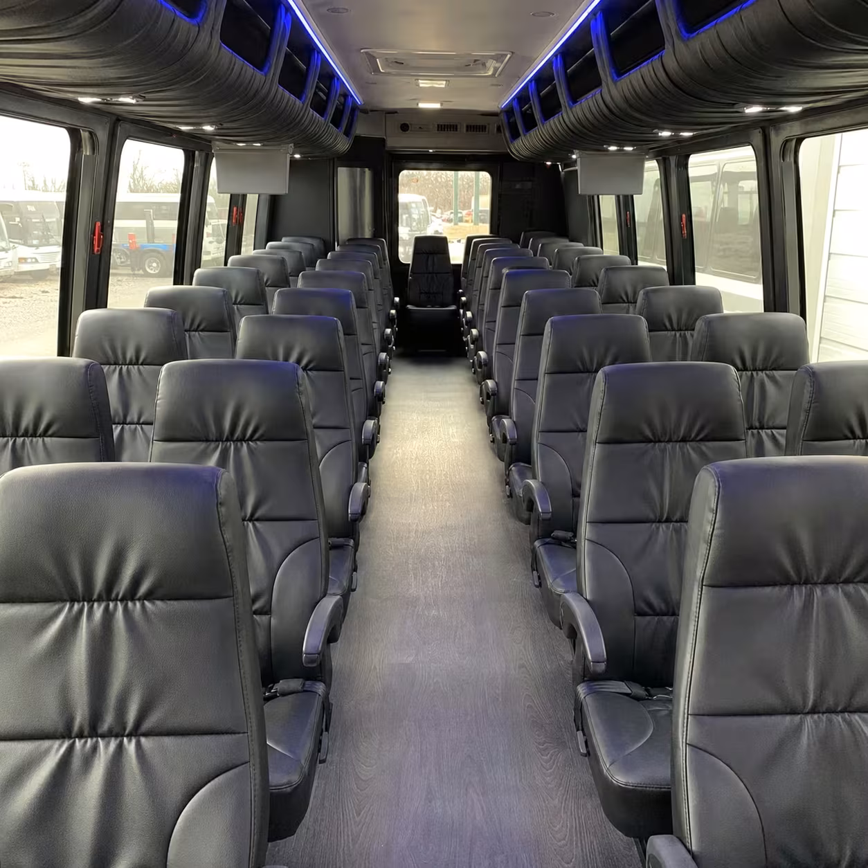35 passenger minibus interior
