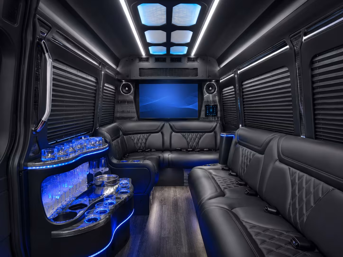 pre prom dinner shuttle buses in richardson