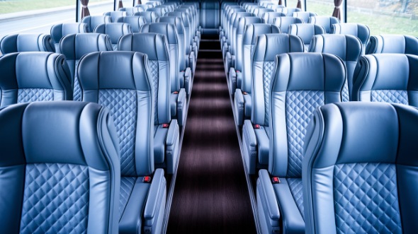 56 passenger charter bus interior frisco