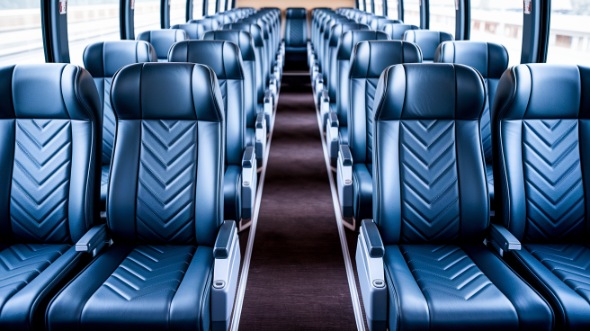 richardson 56 passenger charter bus rental