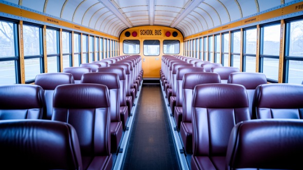 richardson school bus rental inside