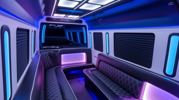 sprinter limo rental interior frisco